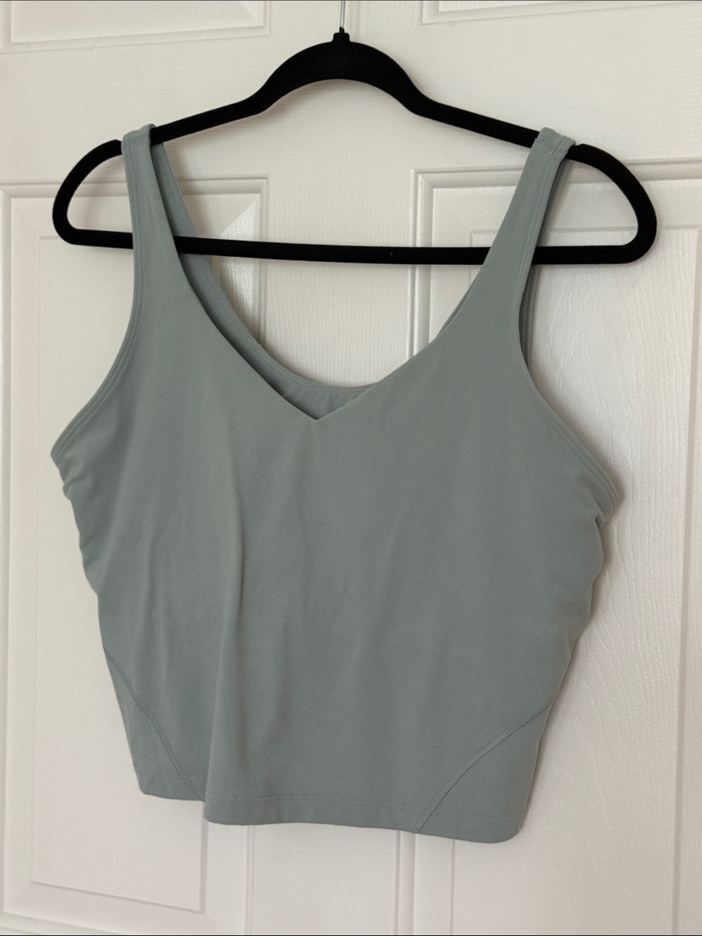 LULULEMON ATHLETICA | Light Green Align Cropped Tank | Plus Size 16